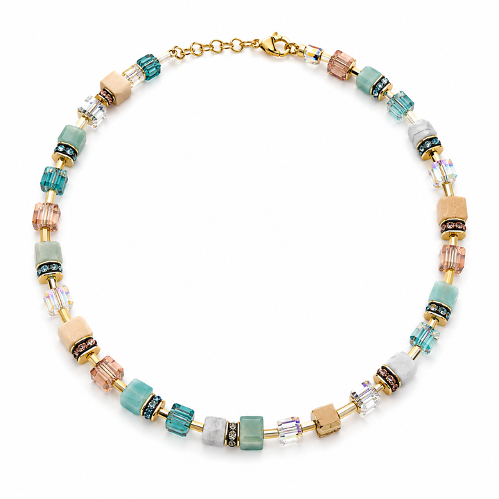 Geocube Iconic Statement Precious Necklace