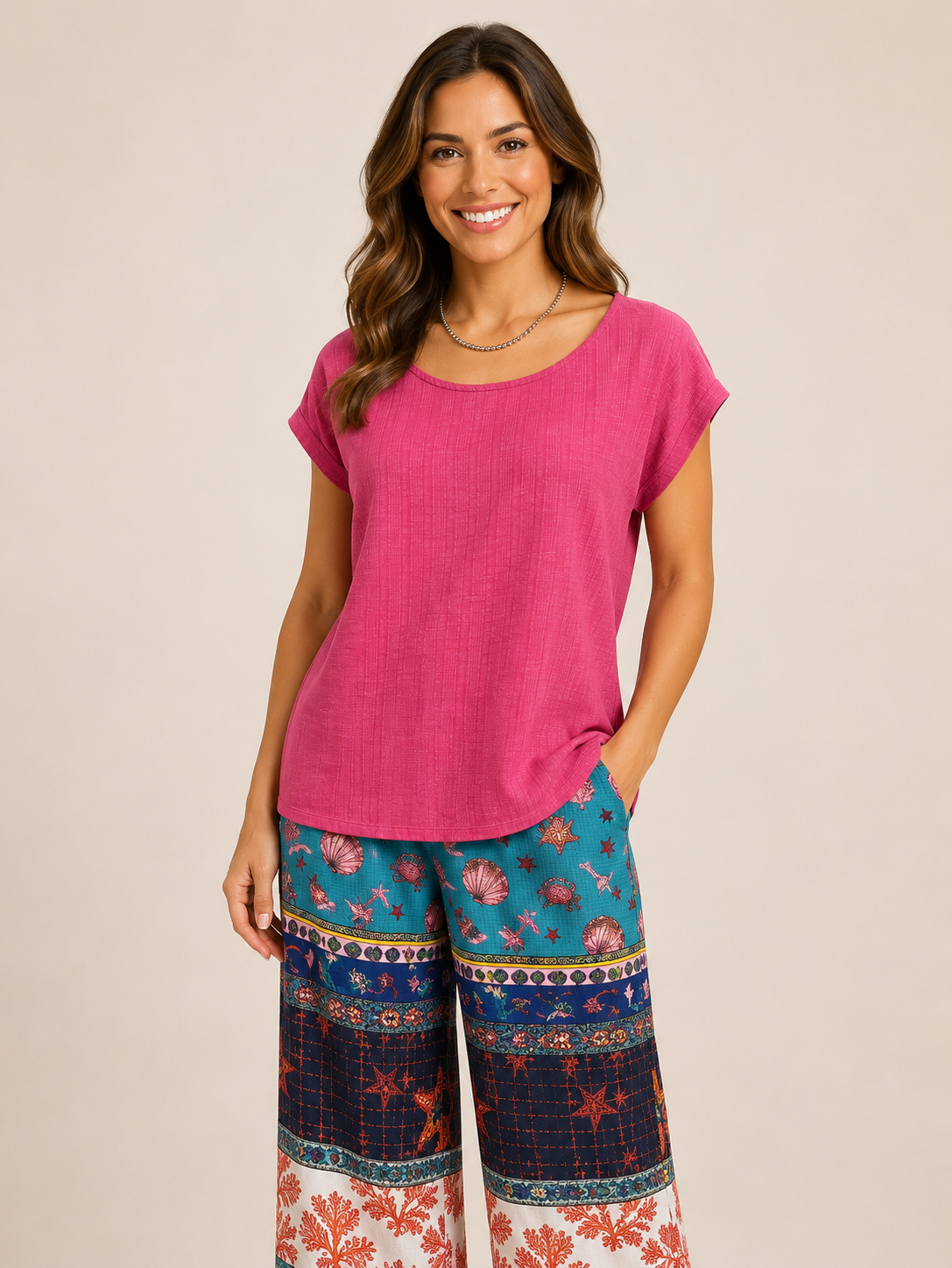 Easy Breezy Pintuck Tee