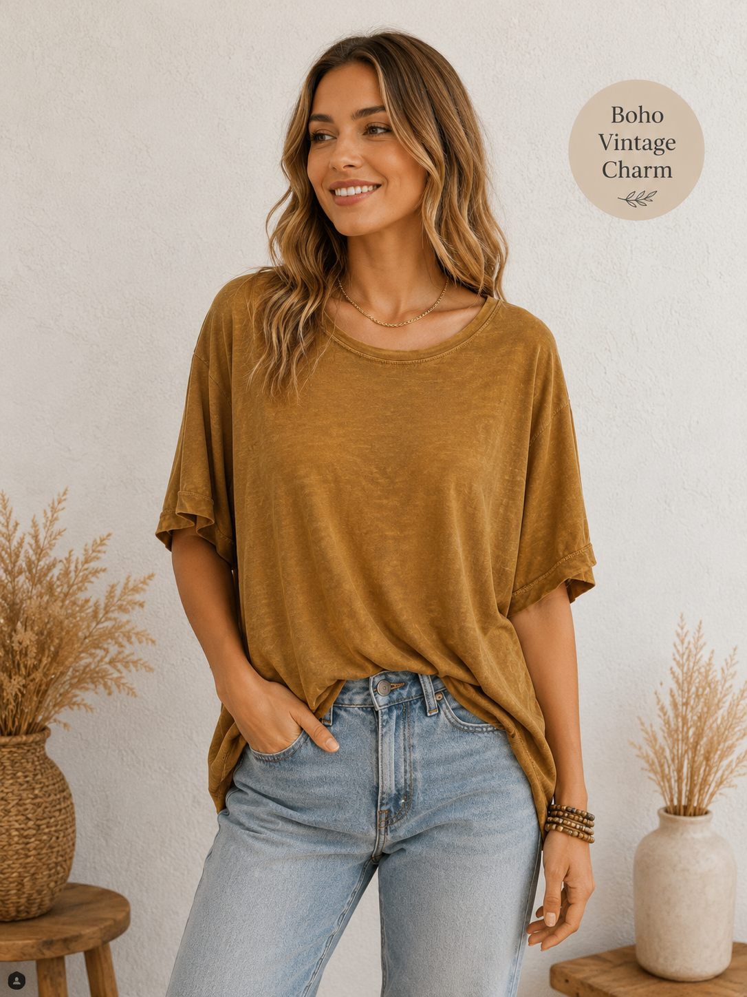 Golden Desert Drift Tee