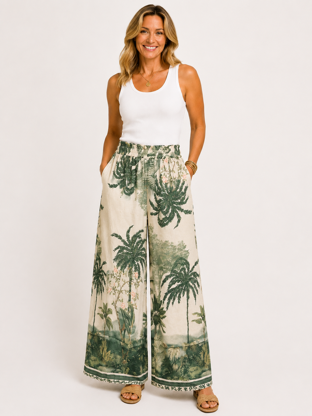 Set the Scene Wide Leg Palazzo