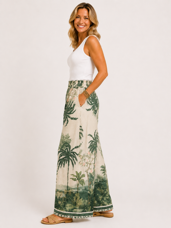 Set the Scene Wide Leg Palazzo