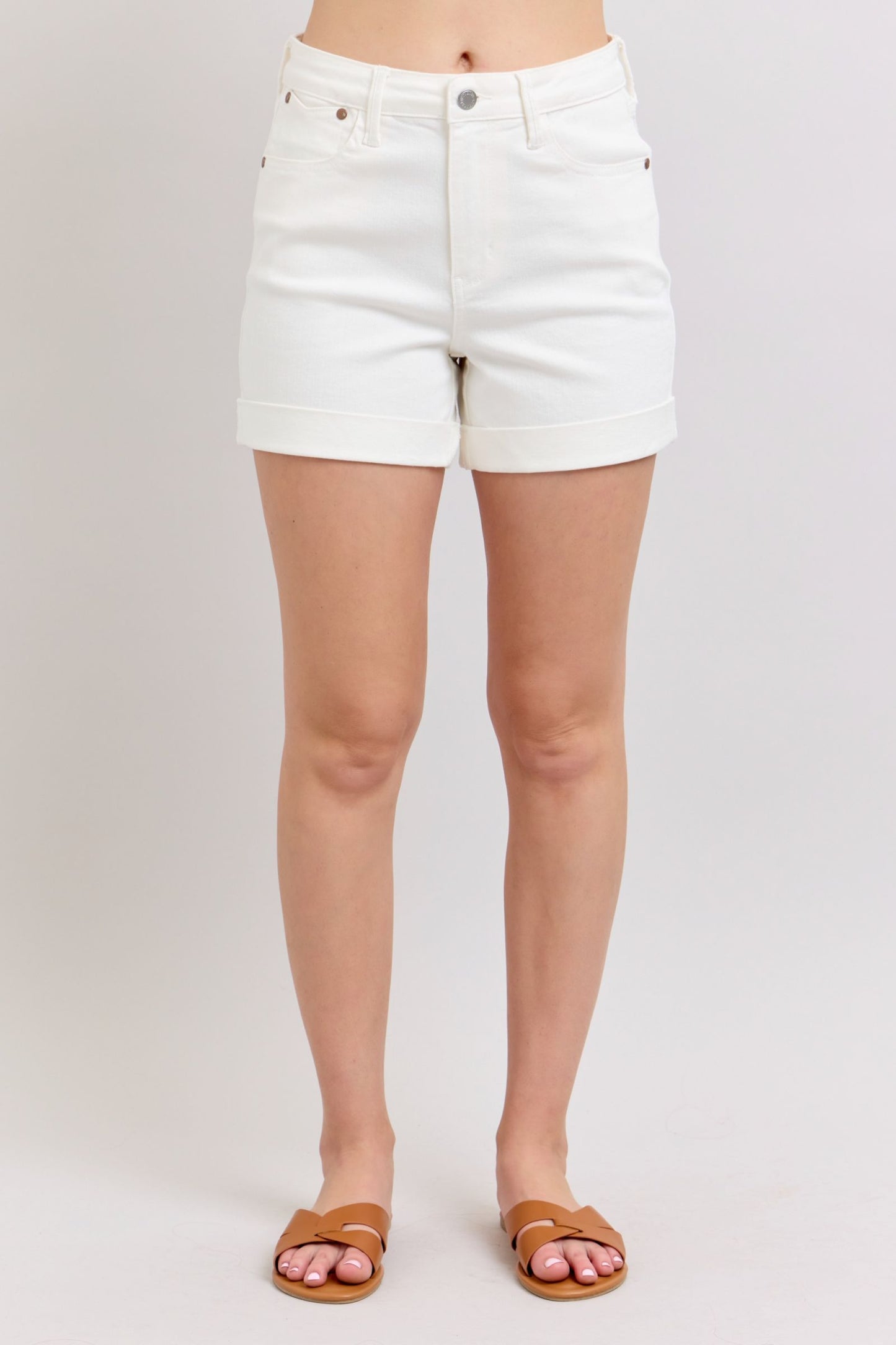 Judy Blue HW Double Roll Cuff Shorts *FINAL SALE*