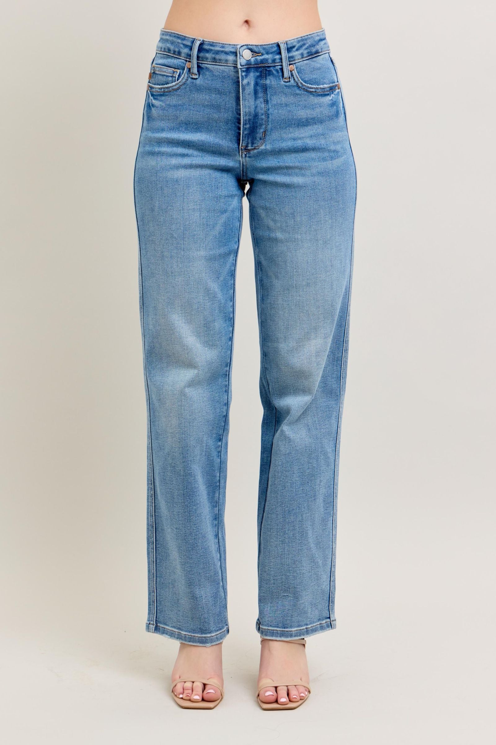 Judy Blue MR Tummy Control Vintage Wash Straight
