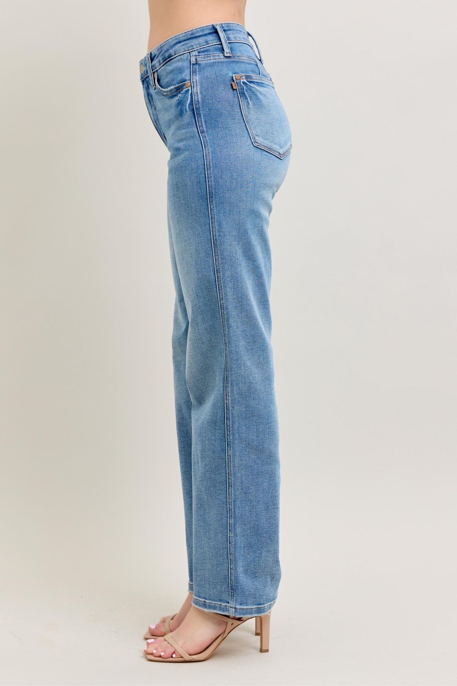 Judy Blue MR Tummy Control Vintage Wash Straight