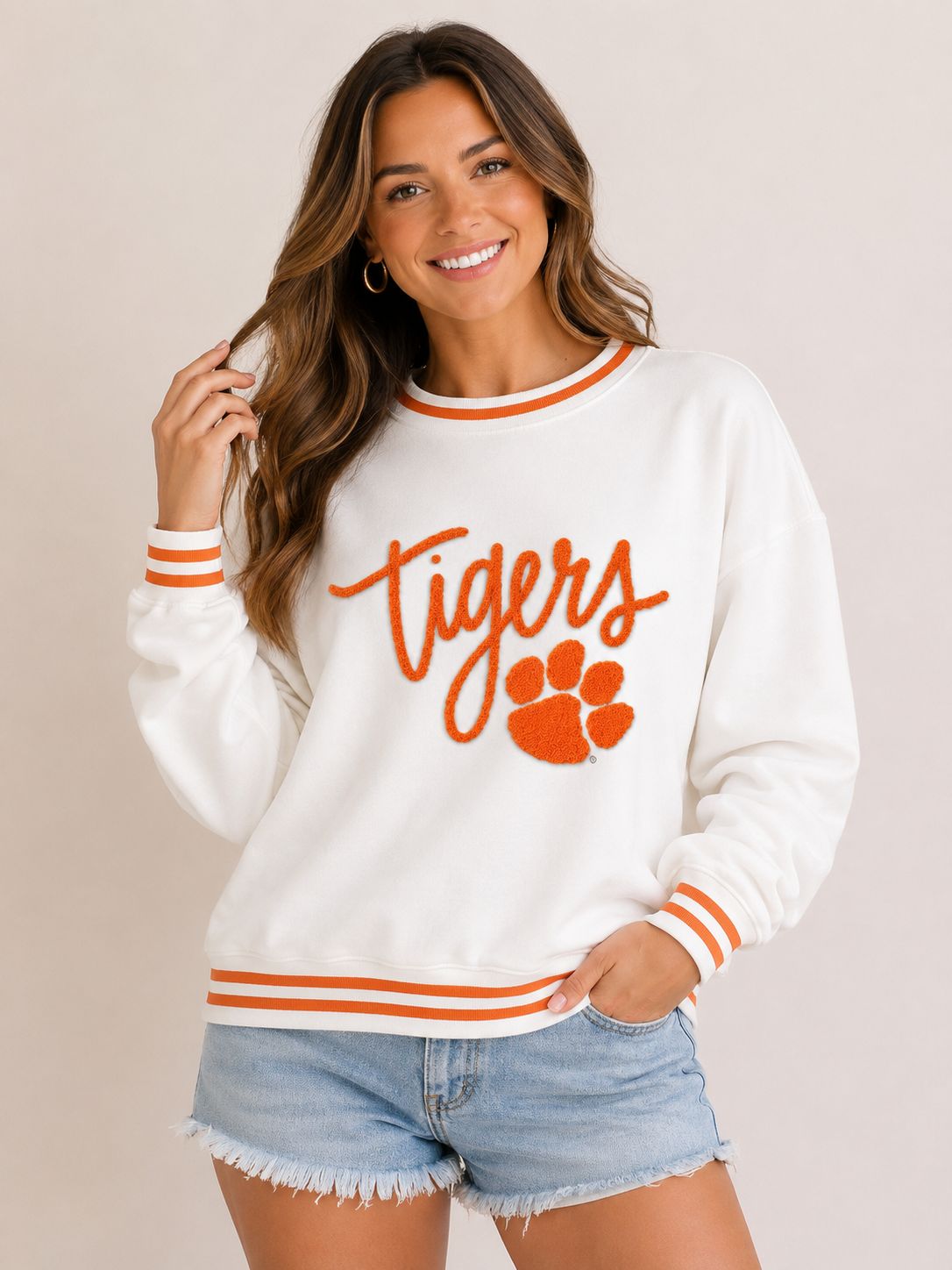 Millie Tiger Crewneck