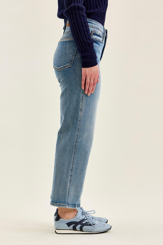Judy Blue Peggy TC Ankle Straight MD Break Through Blue