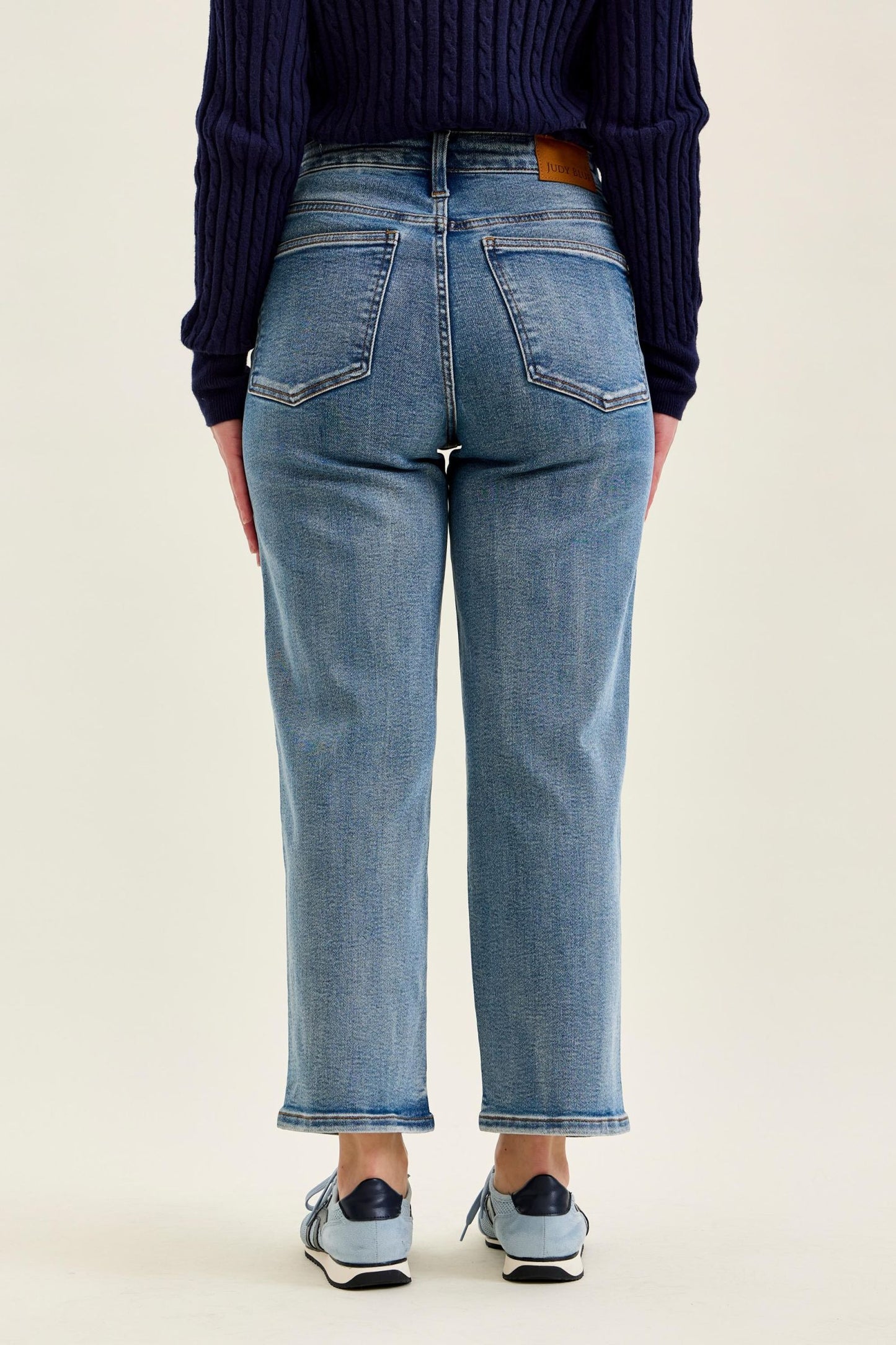 Judy Blue Peggy TC Ankle Straight MD Break Through Blue