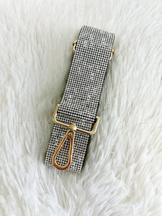 Sparkling Rhinestone Guitar Strap