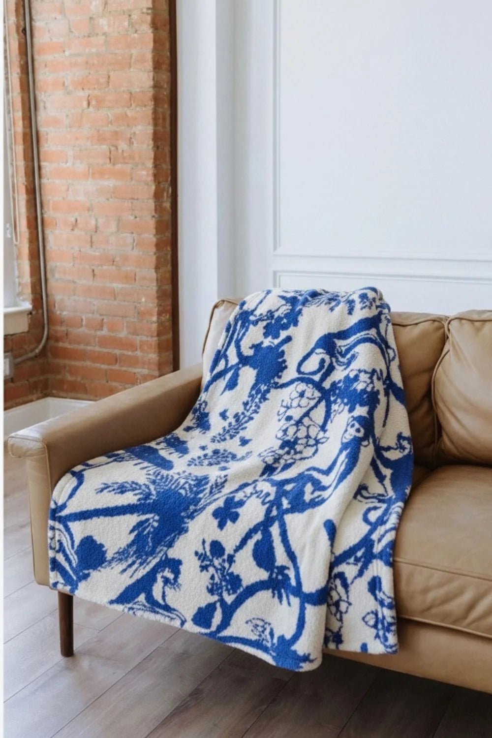 Blue Jungle Blanket