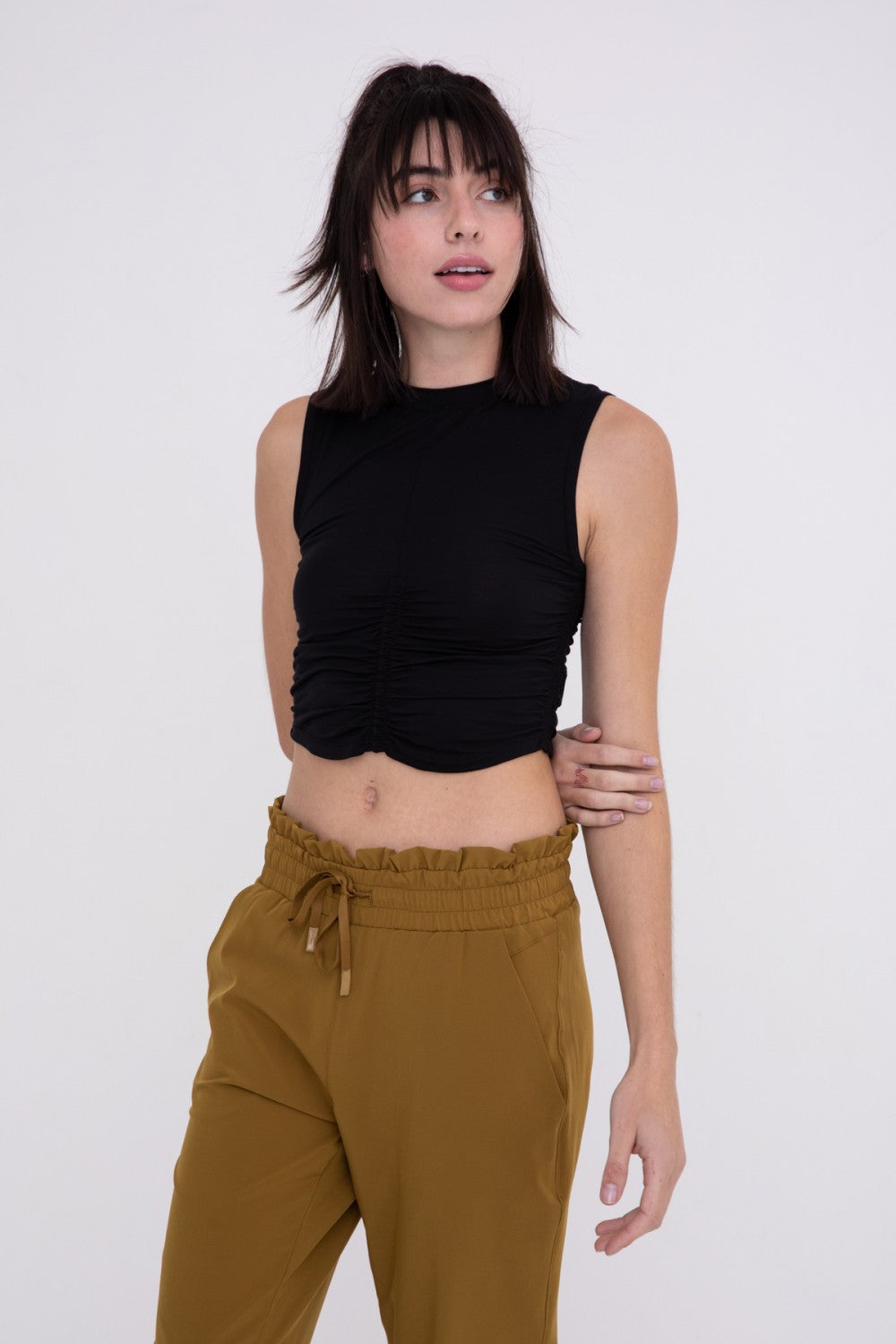 Mulberry Silk Crop Top
