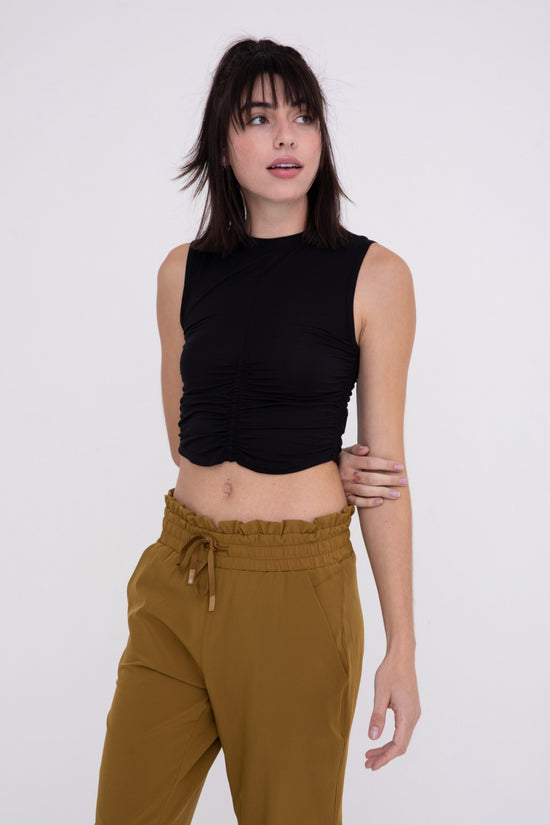 Mulberry Silk Crop Top