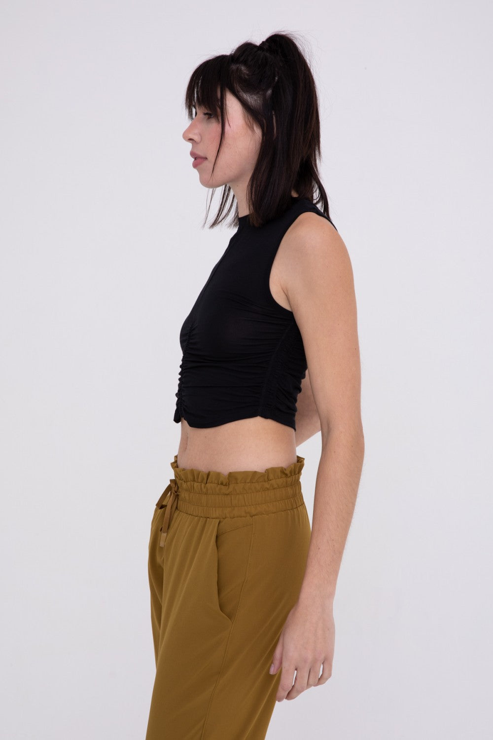 Mulberry Silk Crop Top