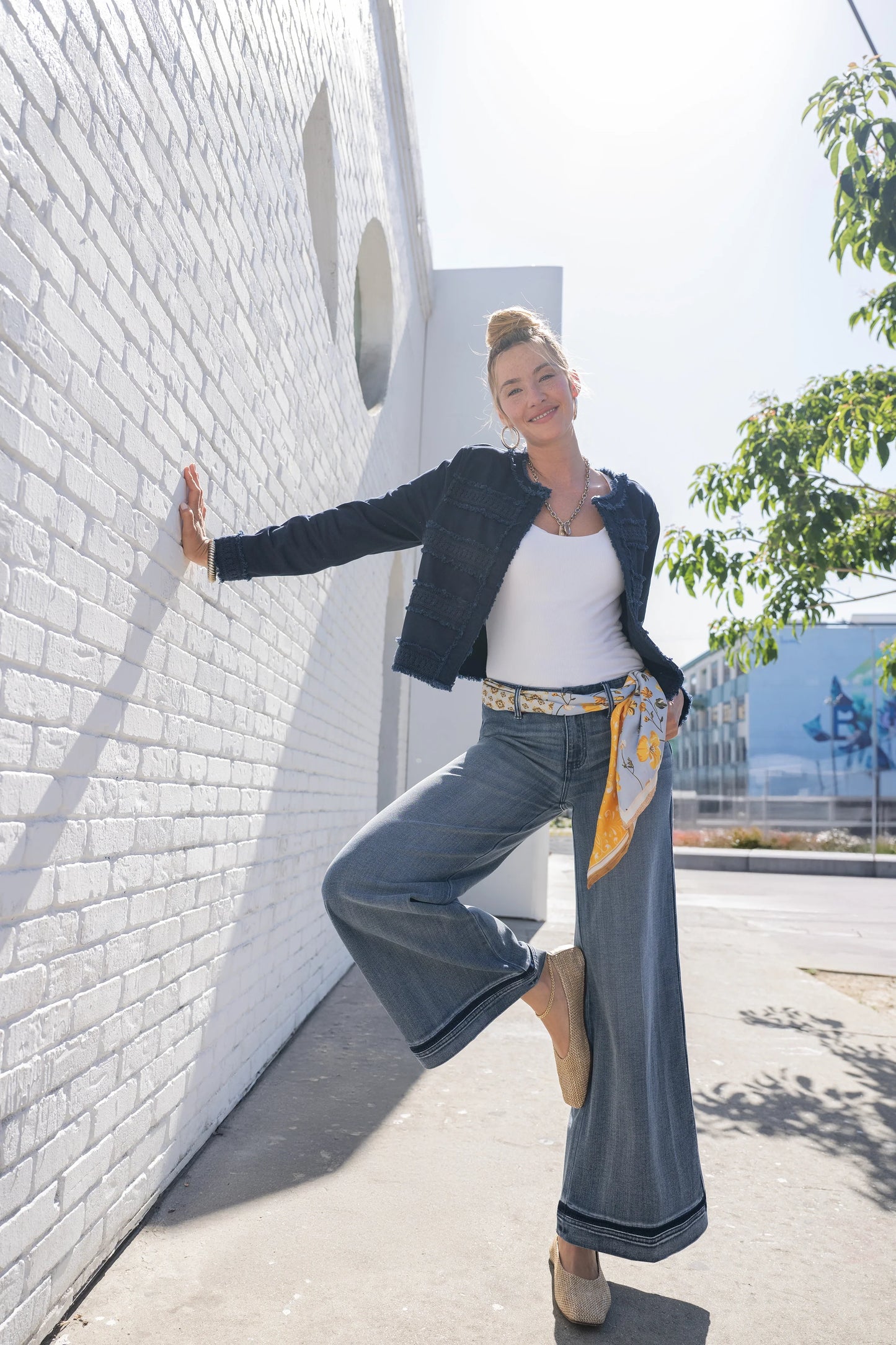 Super Stride Wide Leg With Shadow Cuff