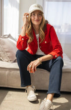 Load image into Gallery viewer, Peplum Jacket With Tab Detail
