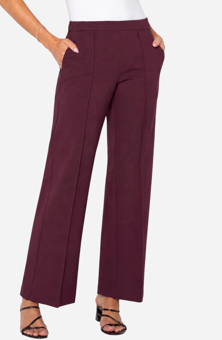 Wide Leg Pull-on Trouser