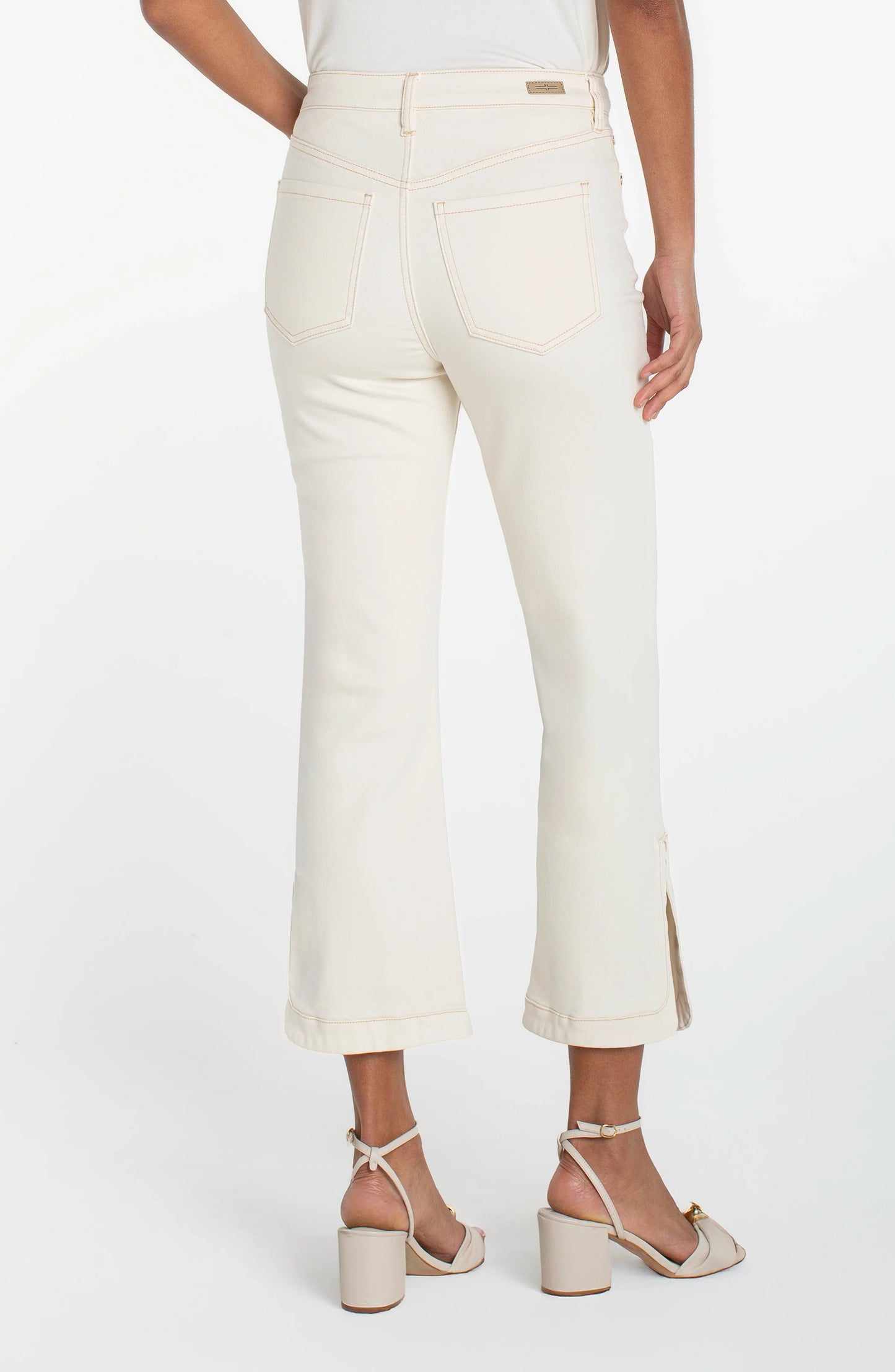 Hannah Crop Flare With Tulip Hem *FINAL SALE*