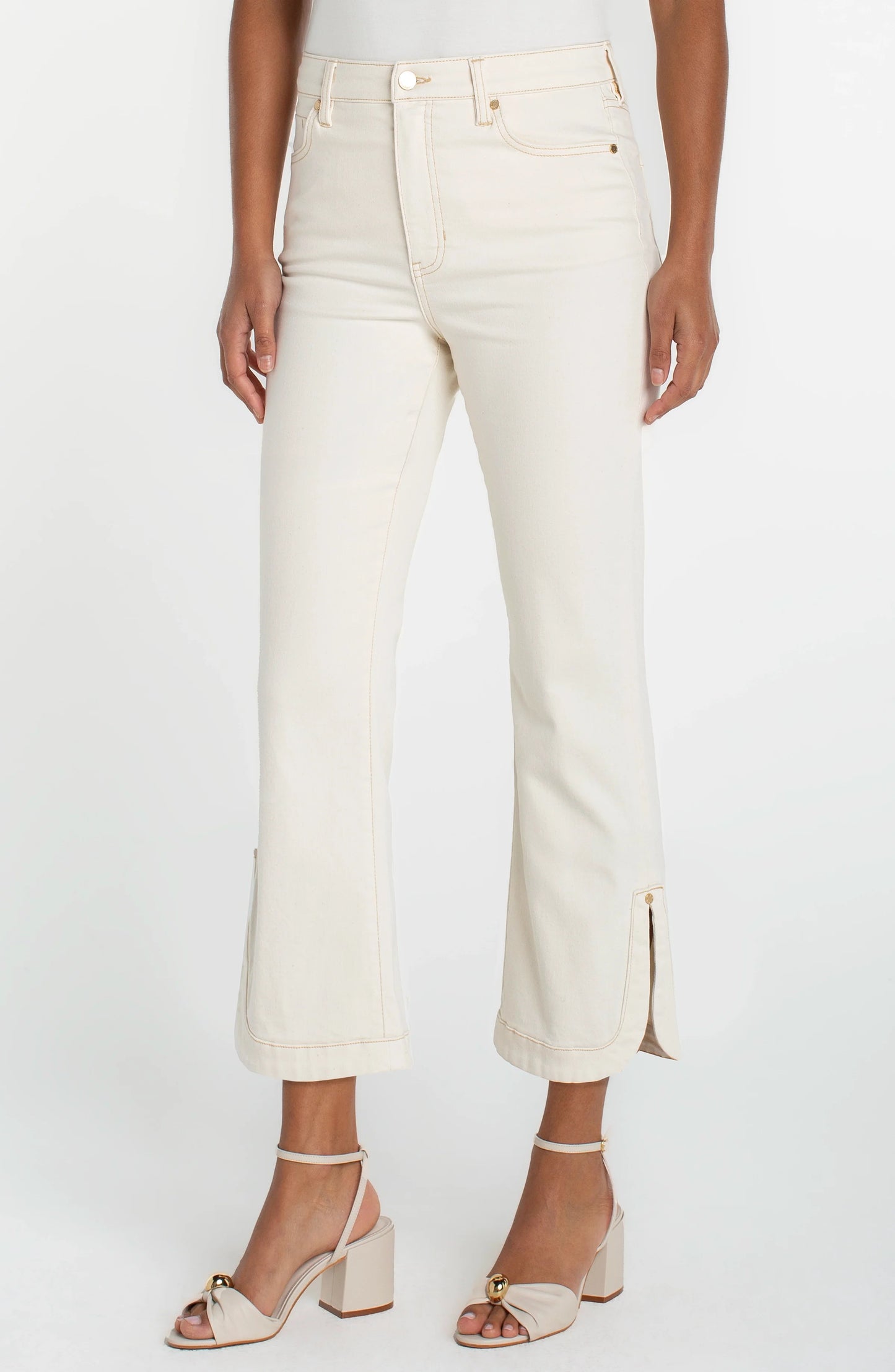 Hannah Crop Flare With Tulip Hem *FINAL SALE*