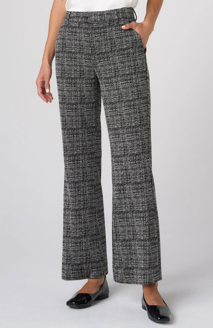 Ankle Flare Trouser with Slit Hem