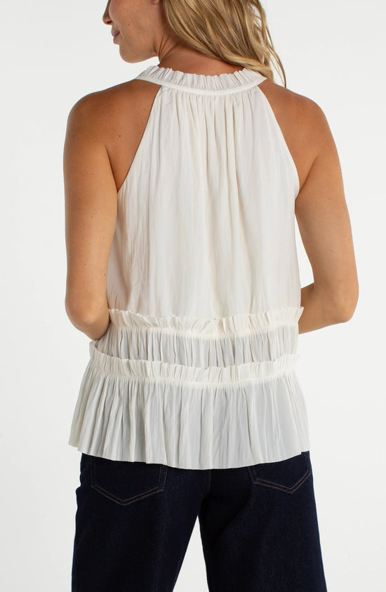 Sleeveless Woven Top