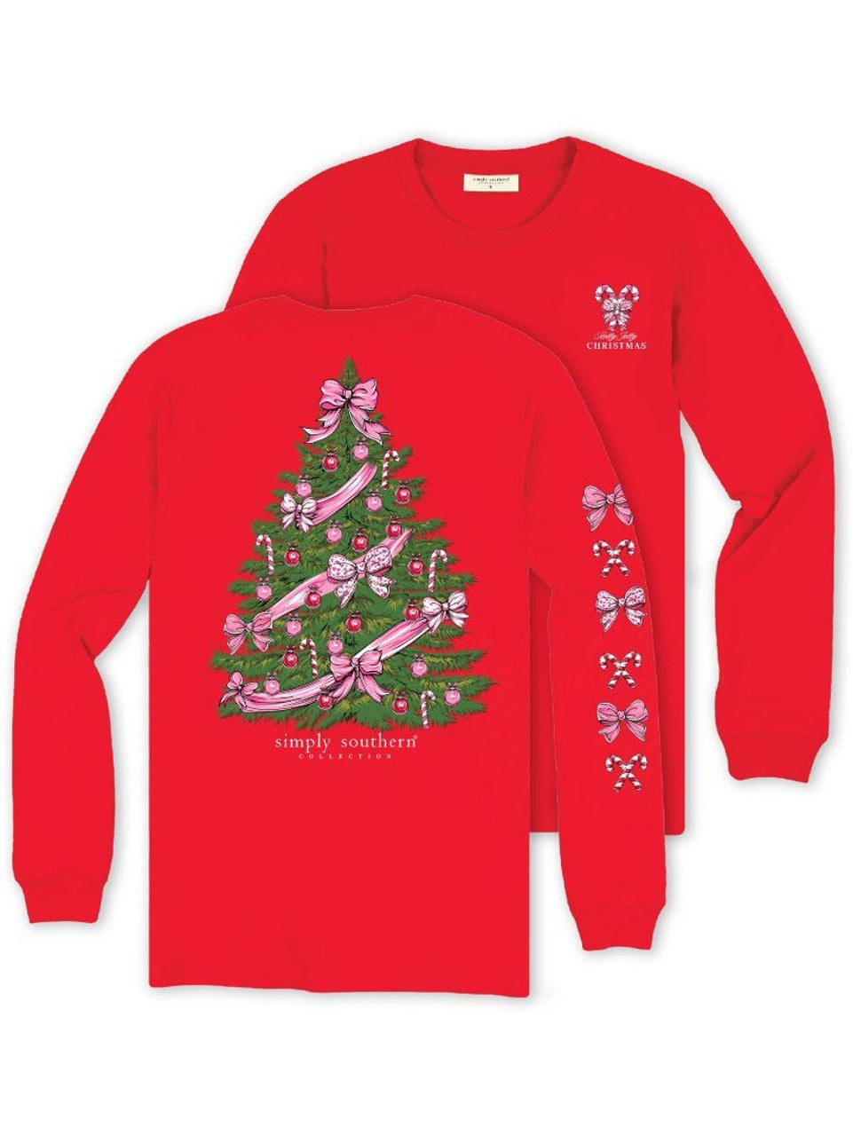 Long Sleeve Christmas Tree Tee