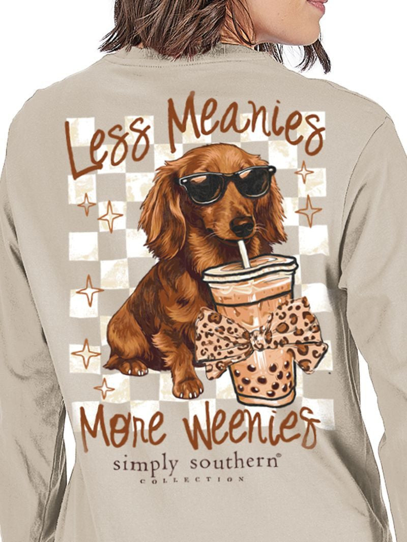 Less Meanie More Weenie LS Tee