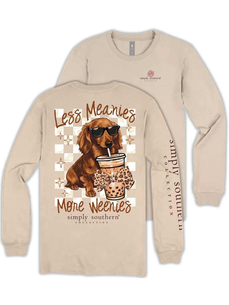 Less Meanie More Weenie LS Tee