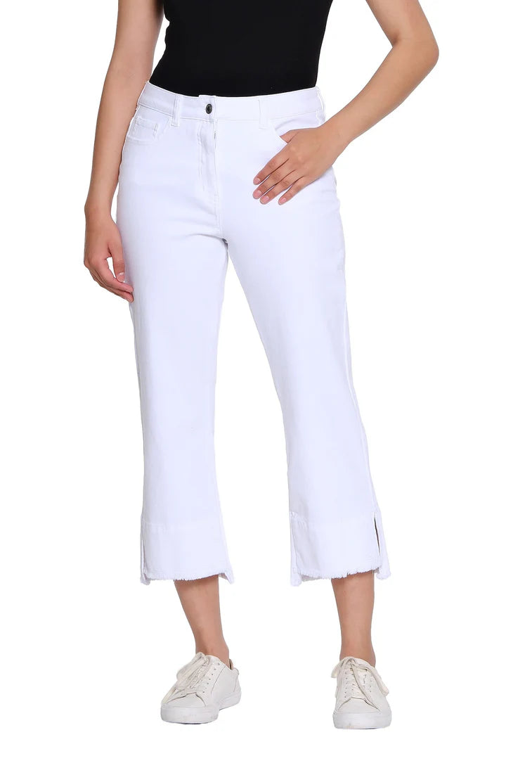 Raw Hem Crop Pant