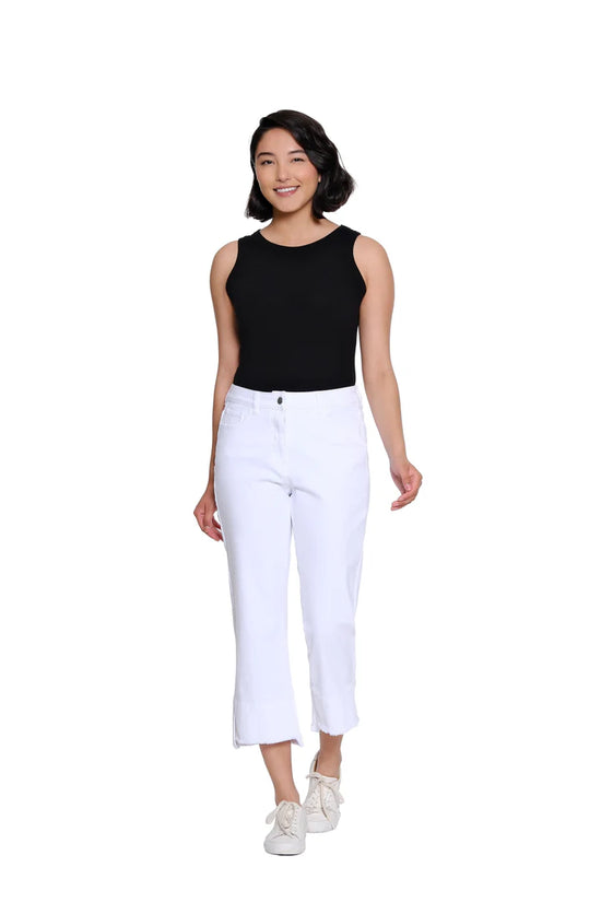 Raw Hem Crop Pant