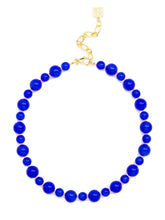 Load image into Gallery viewer, Multi-size Glass Bead Collar Necklace
