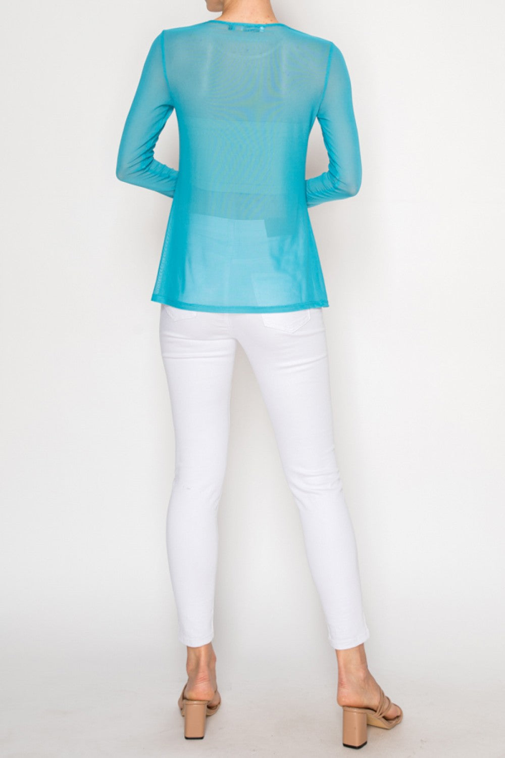 On A Dime Mesh Top