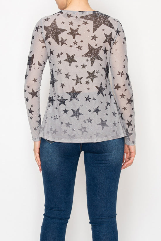 Crazy For You Mesh Top
