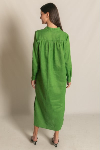 Be Mine Linen Maxi Dress