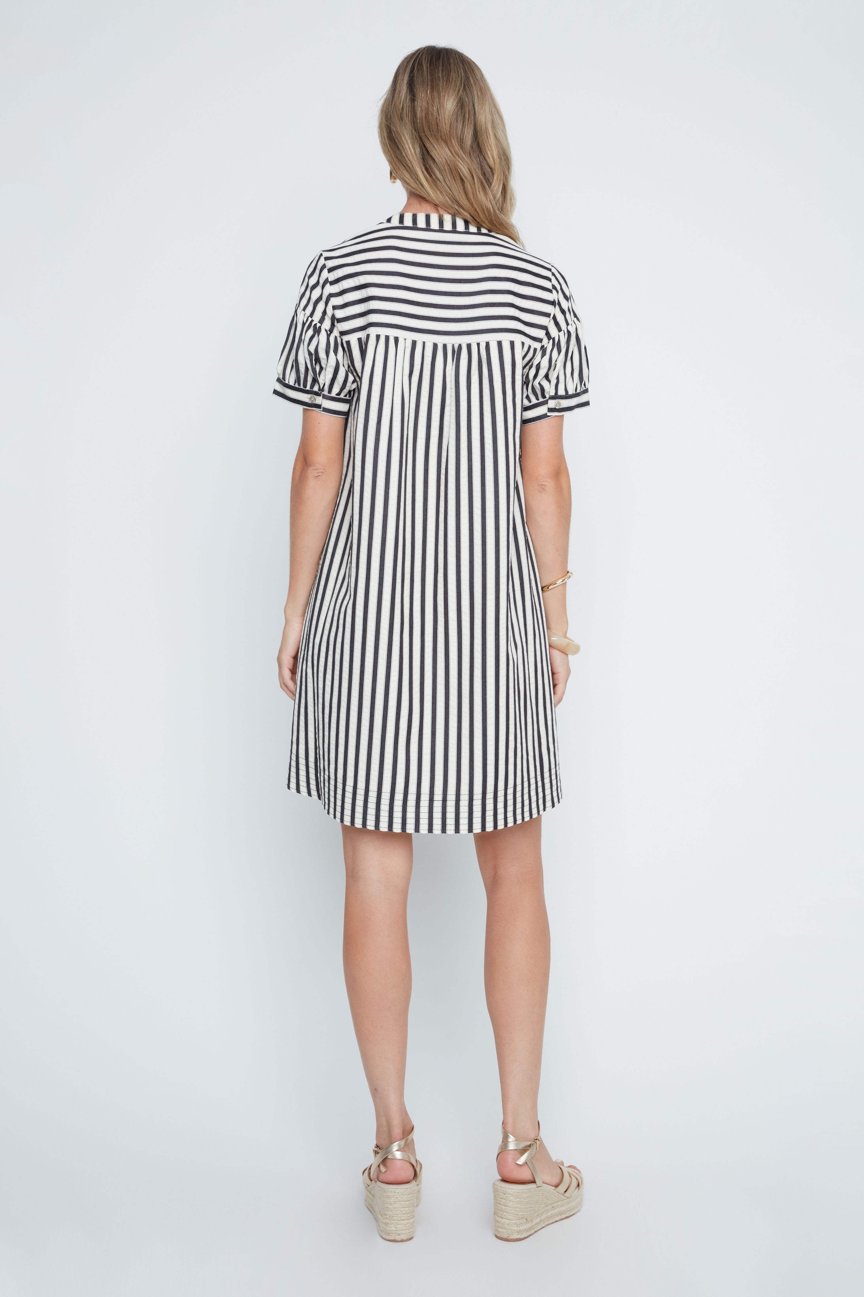 Coastal Cabana Stripe Dress