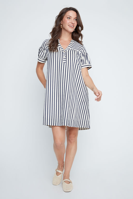 Coastal Cabana Stripe Dress