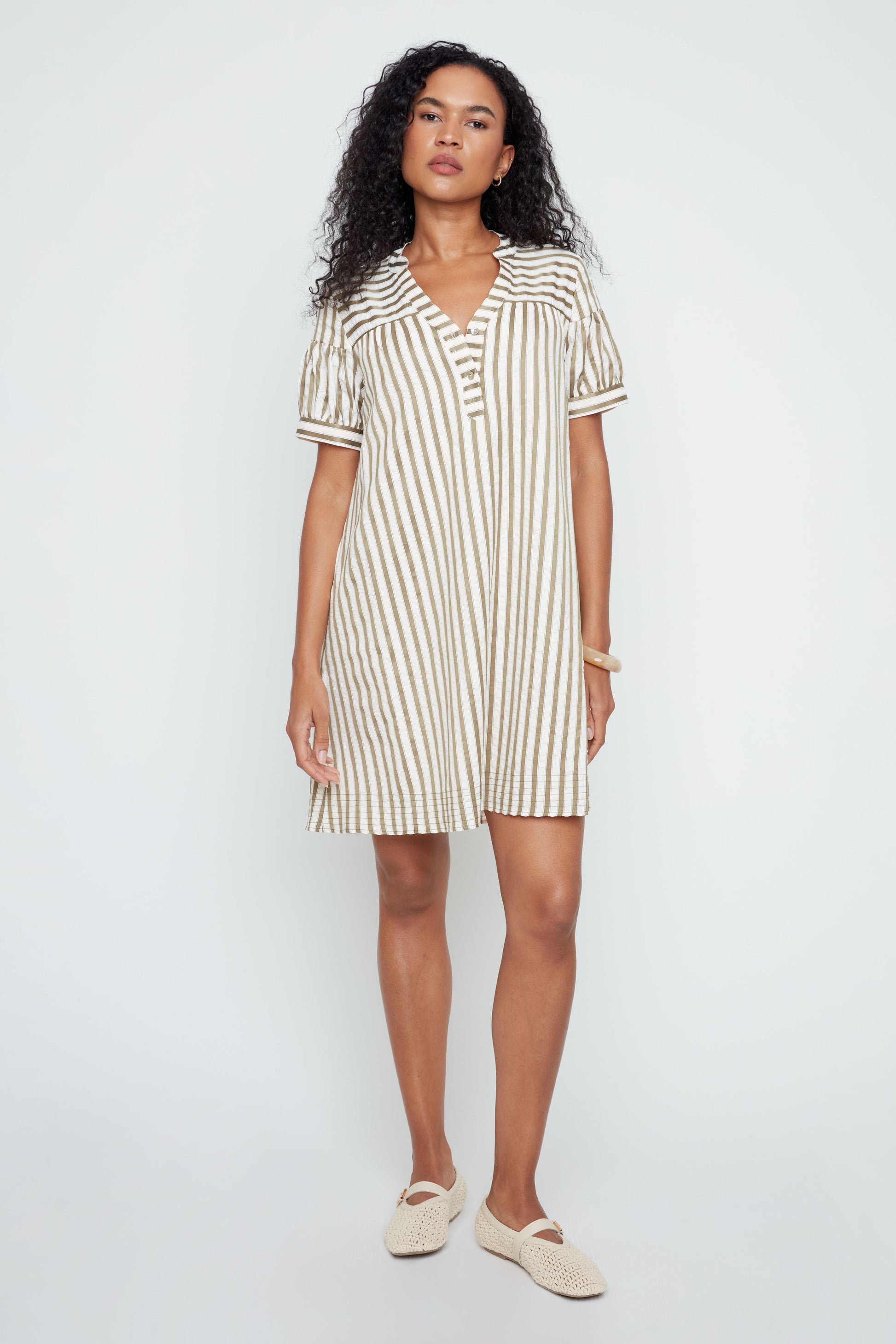 Coastal Cabana Stripe Dress