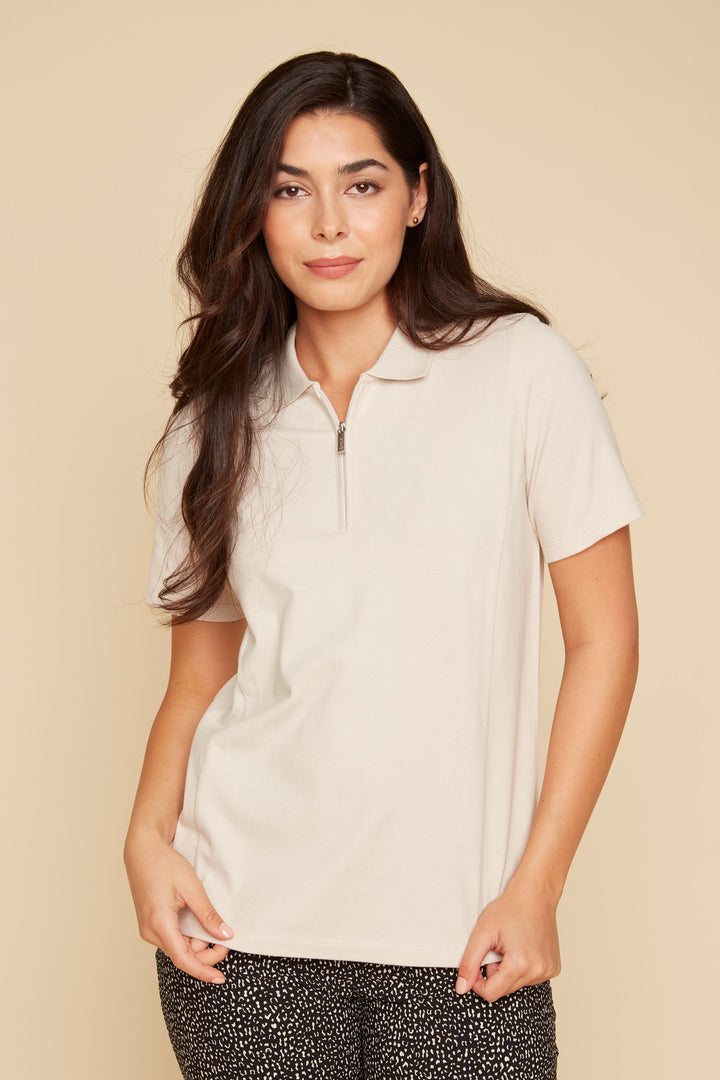Everyday Essential Zip Polo