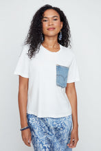 Load image into Gallery viewer, Denim Pocket Everyday Tee
