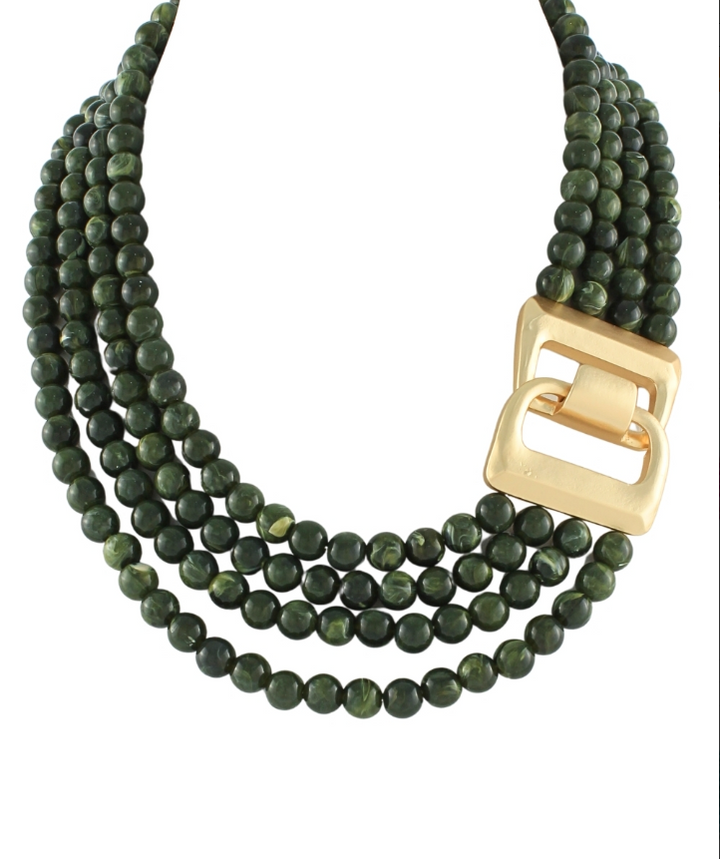4 Strand Bead Necklace