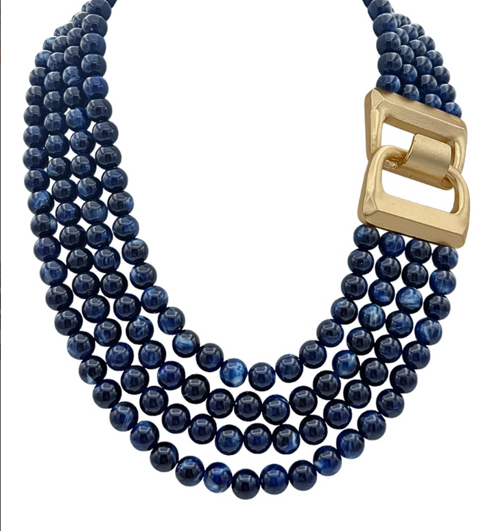 4 Strand Bead Necklace