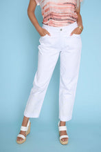 Load image into Gallery viewer, Embellished Ankle-Length Cuffed Jeans
