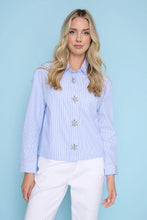Load image into Gallery viewer, Embellished Button Down Blouse
