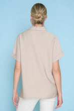 Load image into Gallery viewer, Button Front Blouse with Pockets
