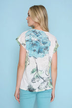 Load image into Gallery viewer, Lace Trim Print Top
