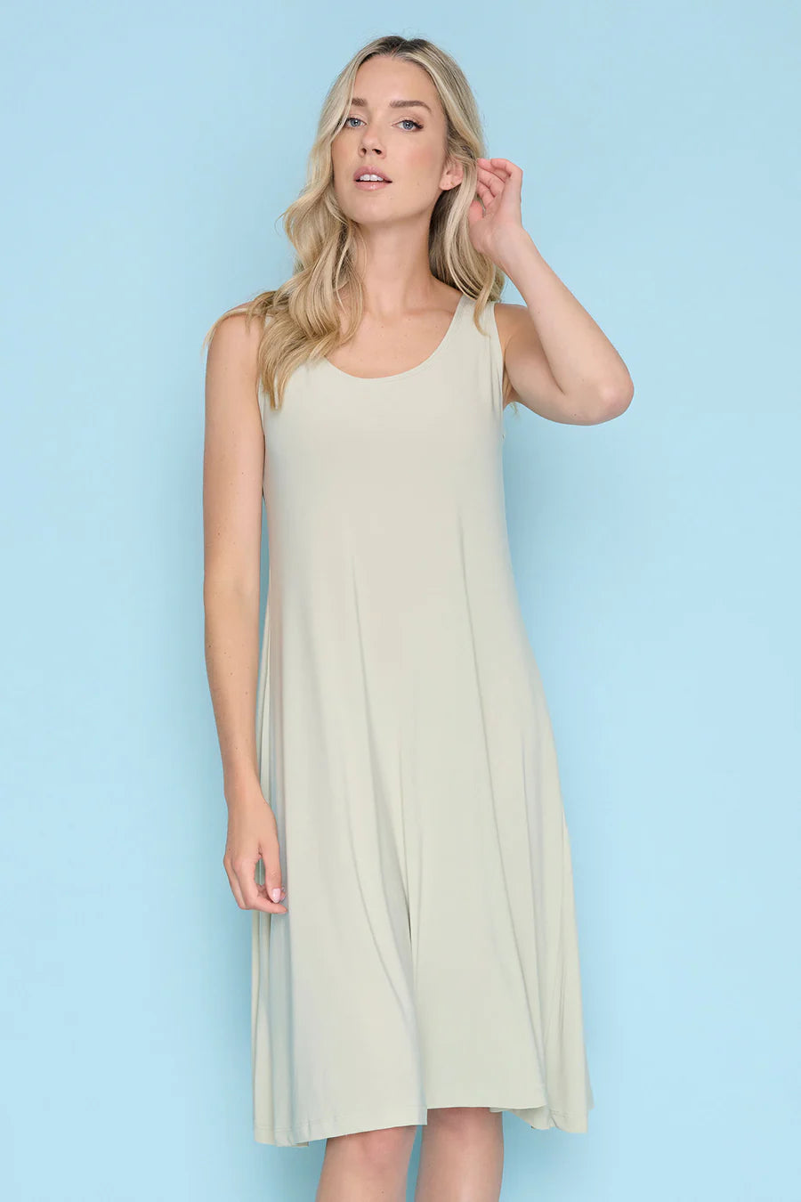 Sleeveless Flared Dress