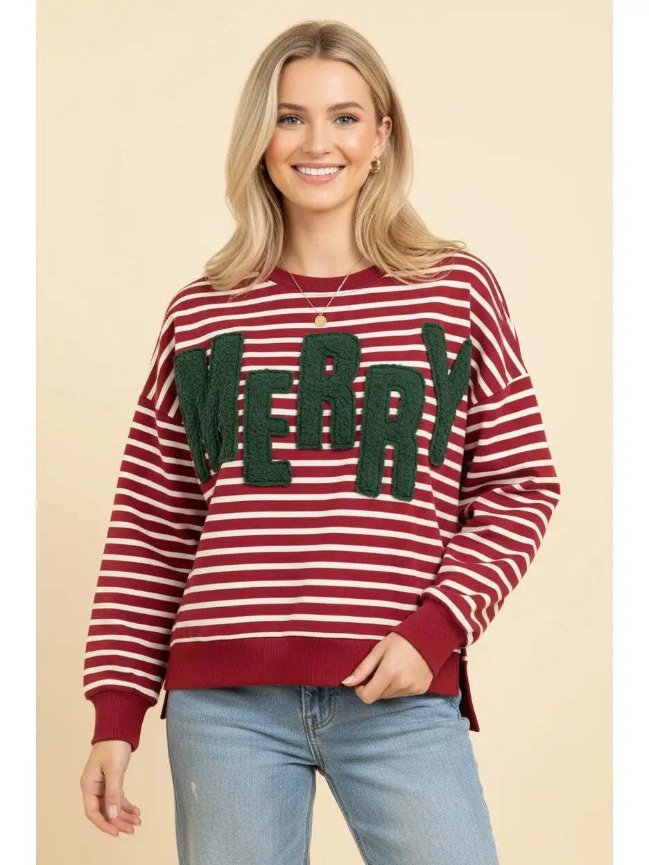 Merry Crew Neck Sweatshirt