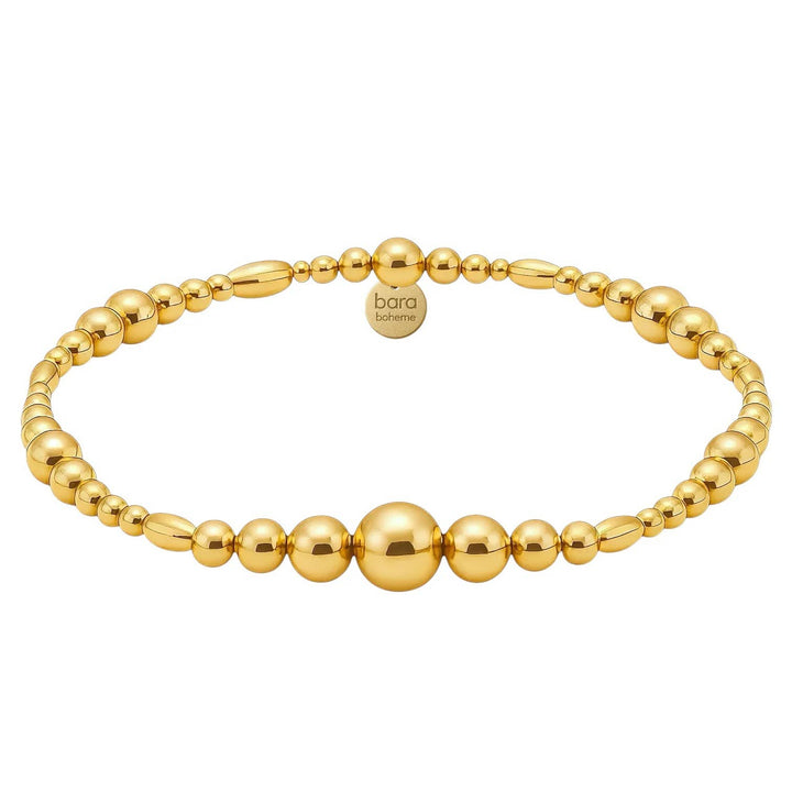 Demi | Gold Filled Beaded Bracelet
