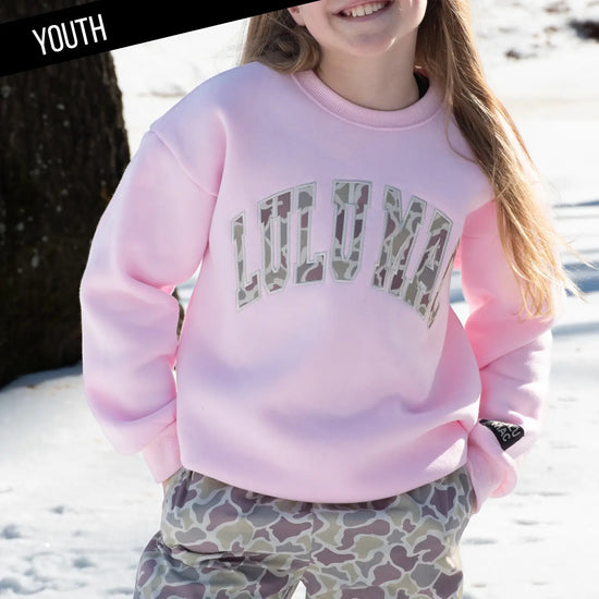 Kids Lulu Mac Long Sleeve Crew Neck