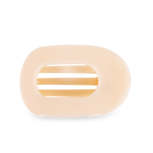 Load image into Gallery viewer, Round Flat Hair Clip | Large | Almond Beige
