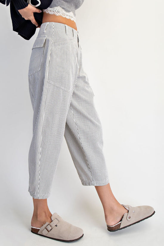 Striped Cargo Pants