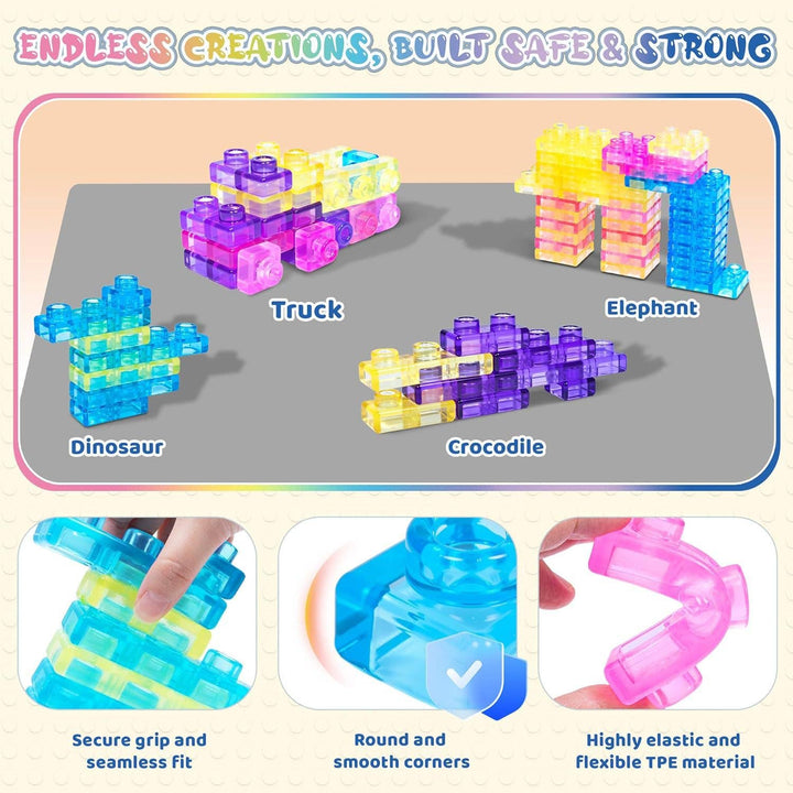 Squishy Jelly Building Blocks stress relief educational toys